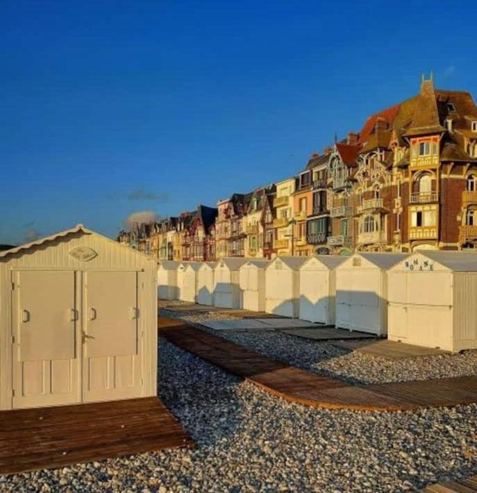 Le 8 ∙ Appartement Cosy Avec Balcon Vue Sur Mer Mers-les-Bains Kültér fotó