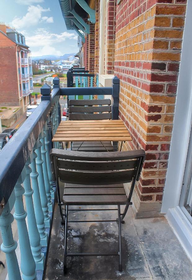 Le 8 ∙ Appartement Cosy Avec Balcon Vue Sur Mer Mers-les-Bains Kültér fotó